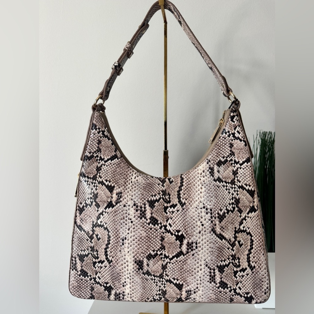 Brahmin Tabitha Beige Sandcastle Leather Shoulder NWT - Picture 5 of 15